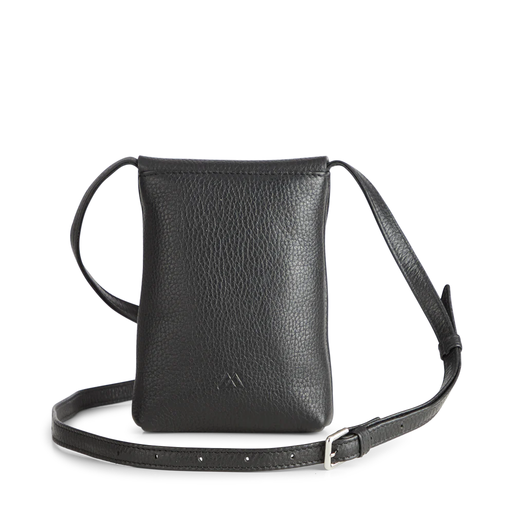 Ravea Phone Bag Grain - Black