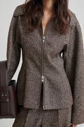 Arbor Fitted Jacket - Chocolate Plum