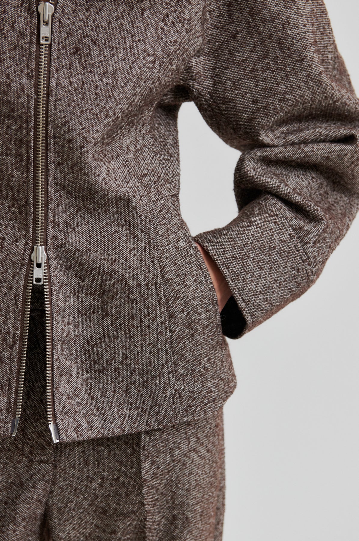 Arbor Fitted Jacket - Chocolate Plum
