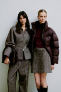 Arbor Fitted Jacket - Chocolate Plum