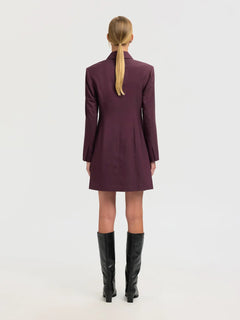 Lisa Blazer Dress - Fig