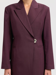 Lisa Blazer Dress - Fig