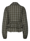 Yascinna Ls Tie Top - Ex - Forest Night Cinna Checks