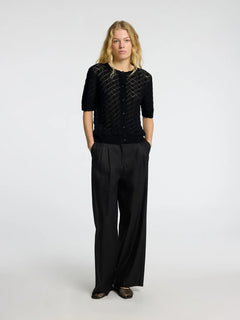 Sofia 2/4 Knit Cardigan - Black