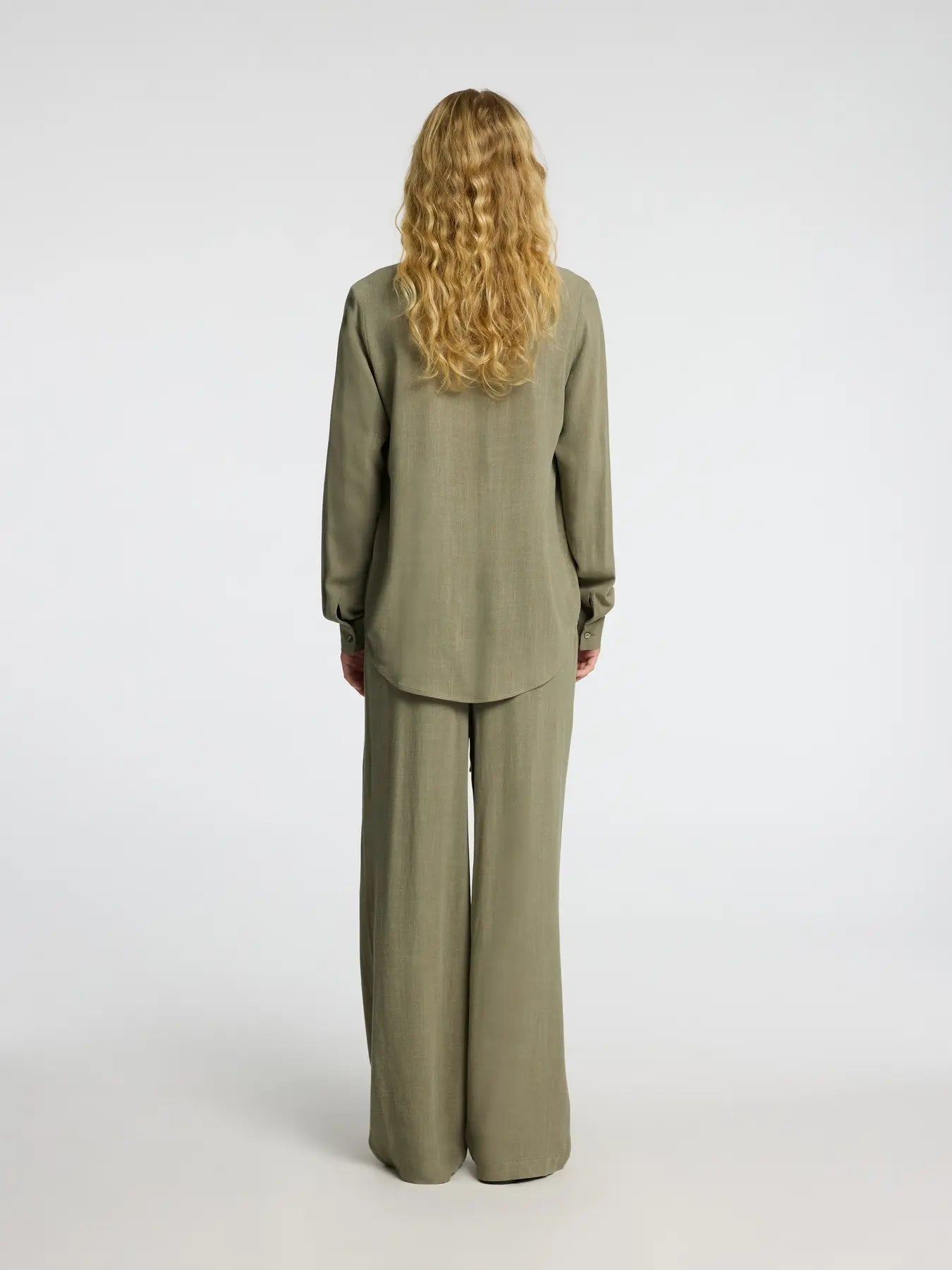 Selected Femme Viva Ls Sun Shirt - Vetiver