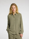 Selected Femme Viva Ls Sun Shirt - Vetiver