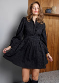 Uma Dress - Broderie Noir