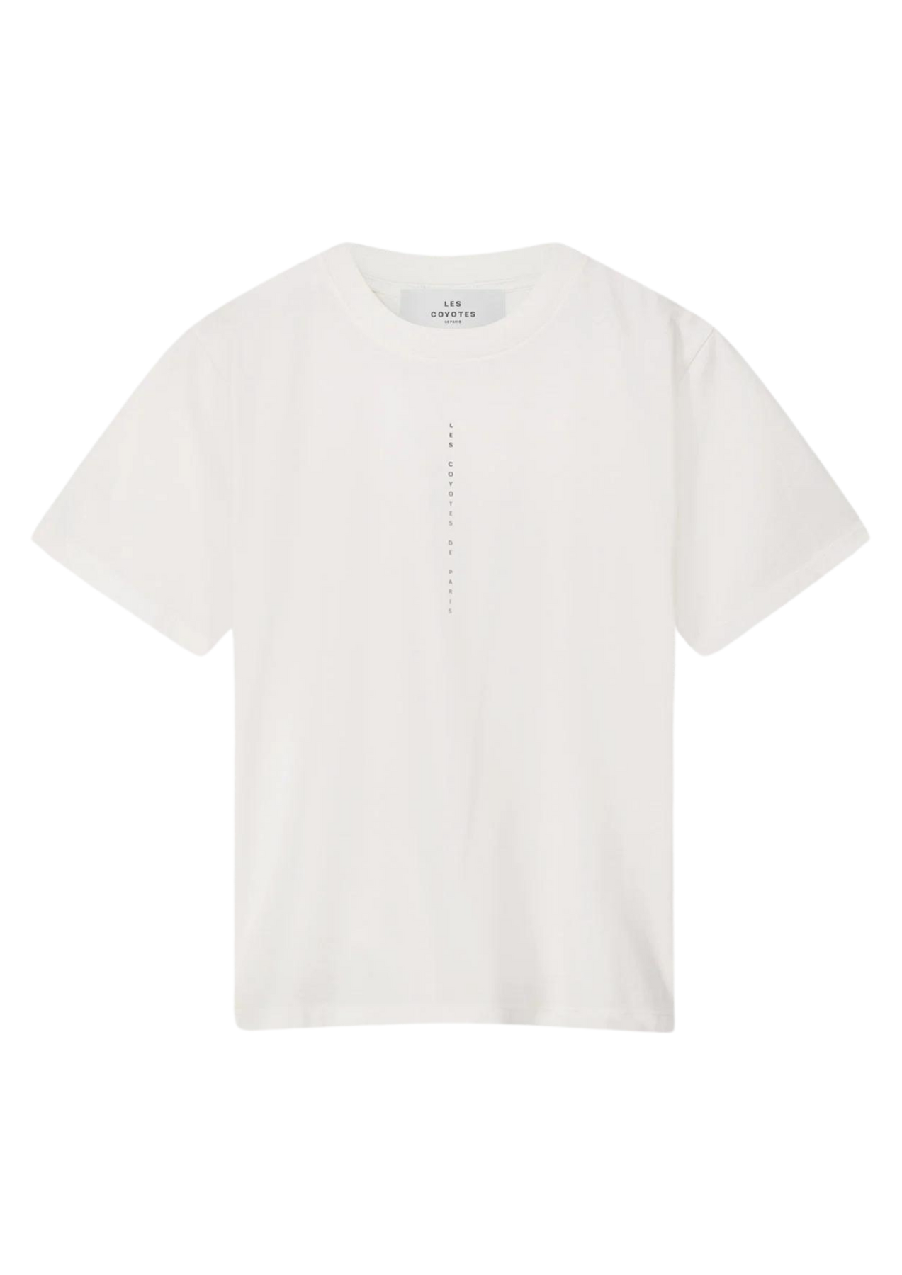 Vertical Logo Tee - White