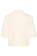 AlphaGZ SS Short Cardigan - Ivory