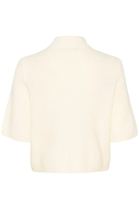 AlphaGZ SS Short Cardigan - Ivory