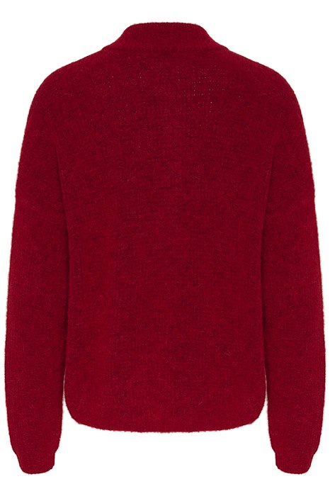 Alphagz Short Cardigan - Haute Red Melange
