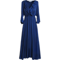 Meridian Solid Dress - Indigo