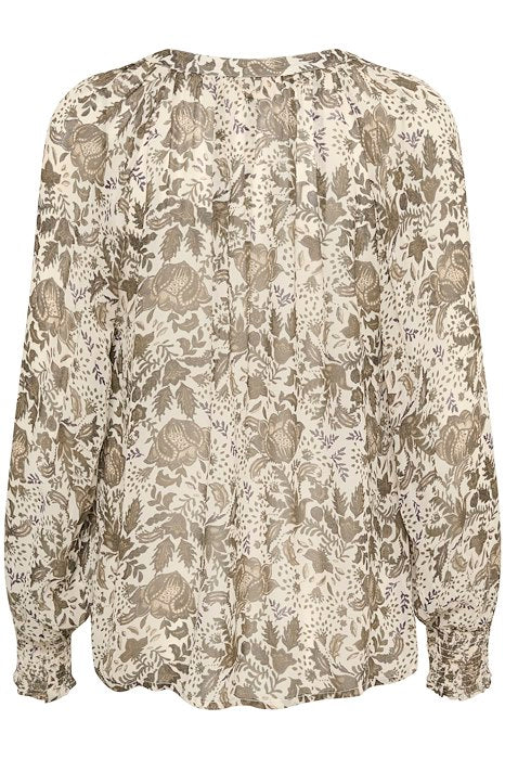 KettaPW BL - Dusky Green Fleur Print