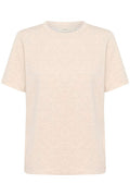 VincentIW Melange Karmen T-Shirt - Vanilla Melange