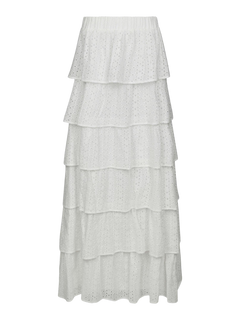 Morris Emb Skirt - Off White