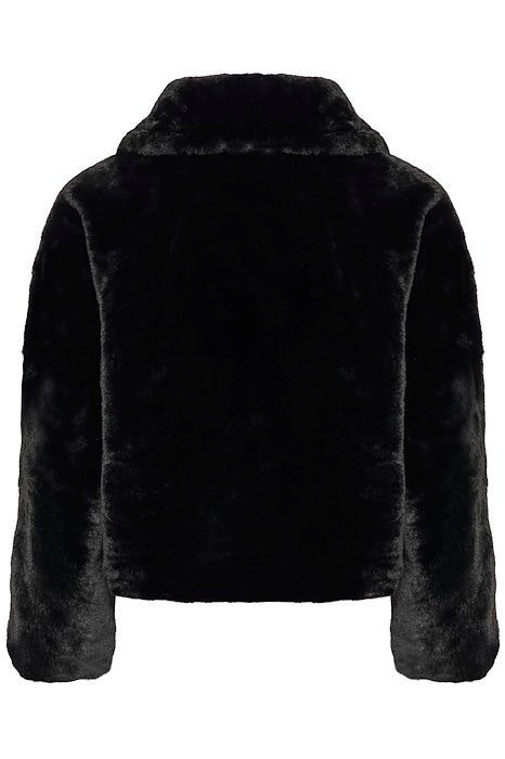 YonekoIW Short Coat - Black