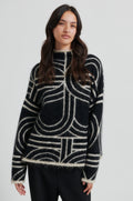 Signa Knit T-Neck - Svart