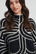 Signa Knit T-Neck - Svart