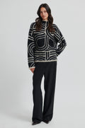 Signa Knit T-Neck - Svart