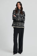 Signa Knit T-Neck - Svart