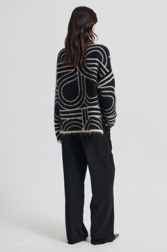 Signa Knit T-Neck - Black