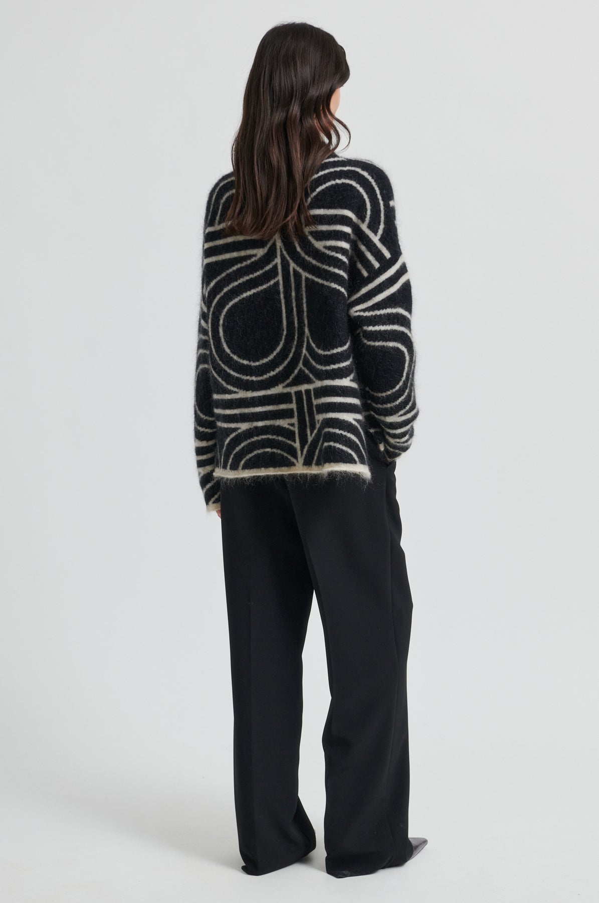 Signa Knit T-Neck - Svart