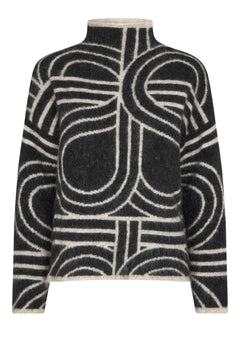 Signa Knit T-Neck - Black