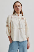 Brunie Blus - Ecru