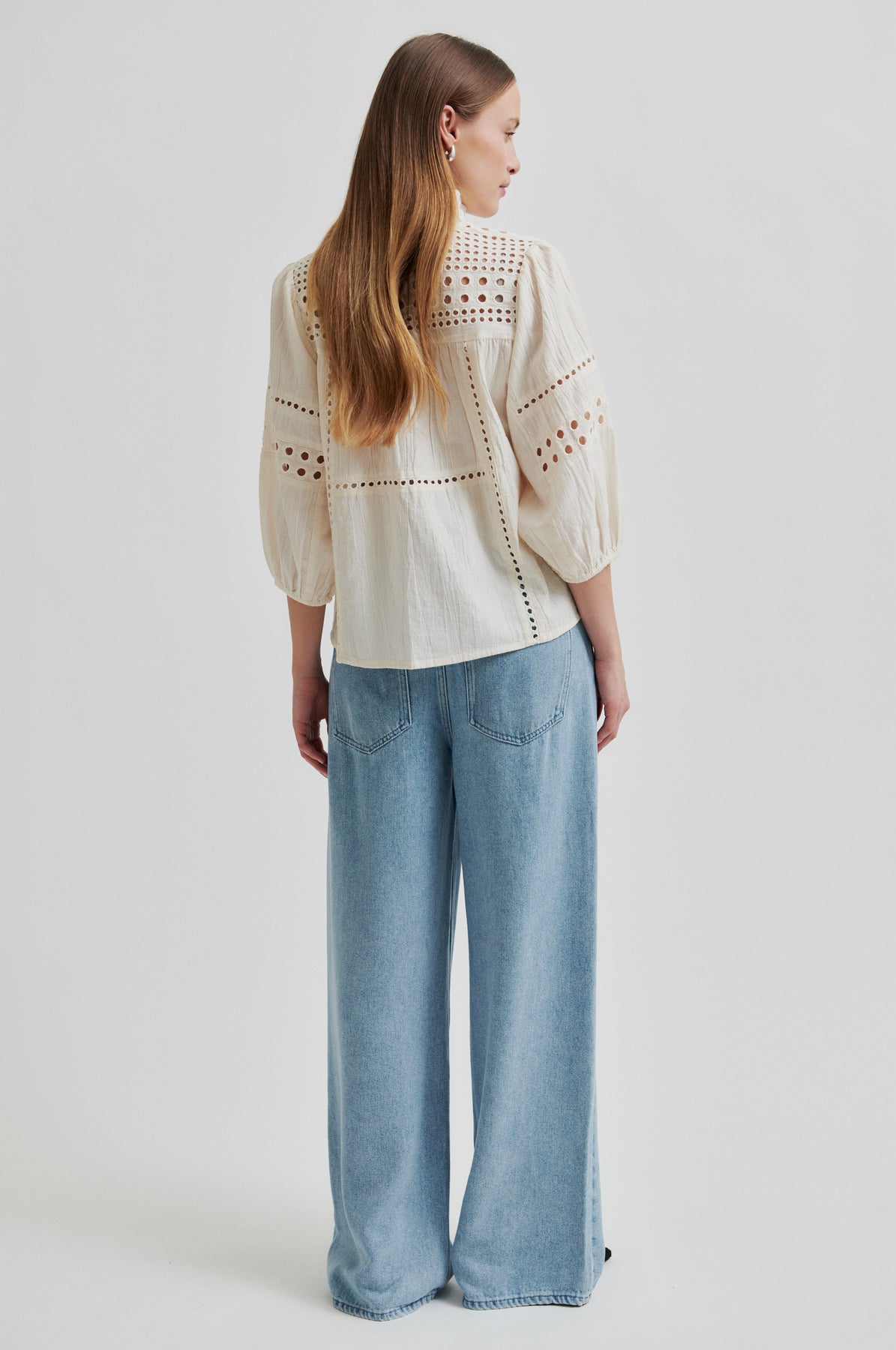 Brunie Blus - Ecru