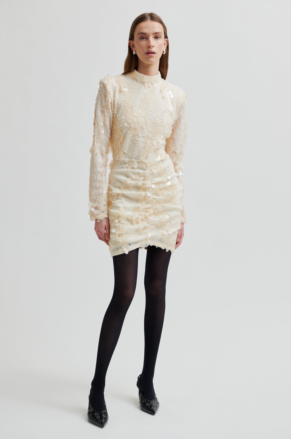 Glimmer Dress - Jet Stream