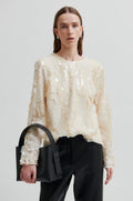 Second Female Glimmer Blouse - Jet Stream