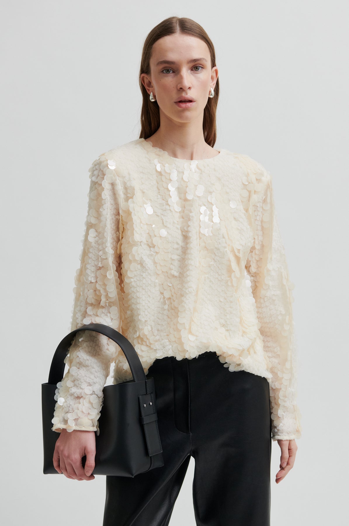 Second Female Glimmer Blouse - Jet Stream
