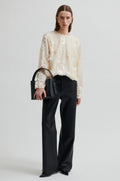 Second Female Glimmer Blouse - Jet Stream