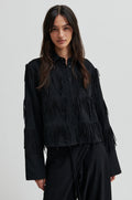 Dancing Cropped Shirt - Black