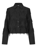 Dancing Cropped Shirt - Black