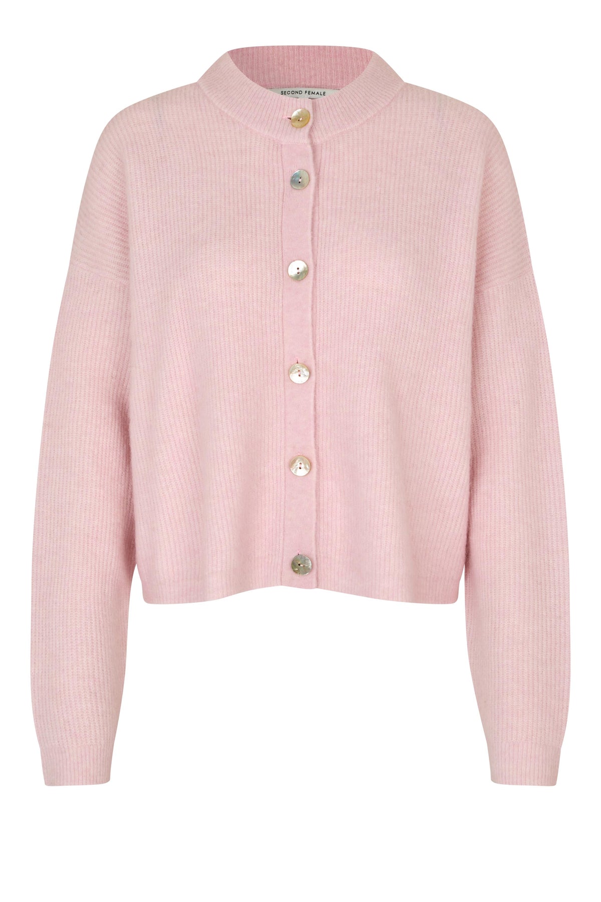Gabby Stickad Kofta - Pale Lilac