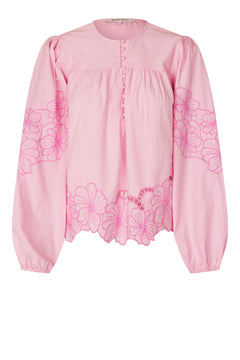 Elinor Blouse - Lilac Chiffon