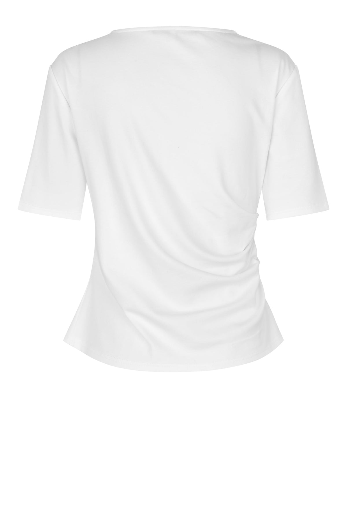 Ulina Drape Tee - Vit