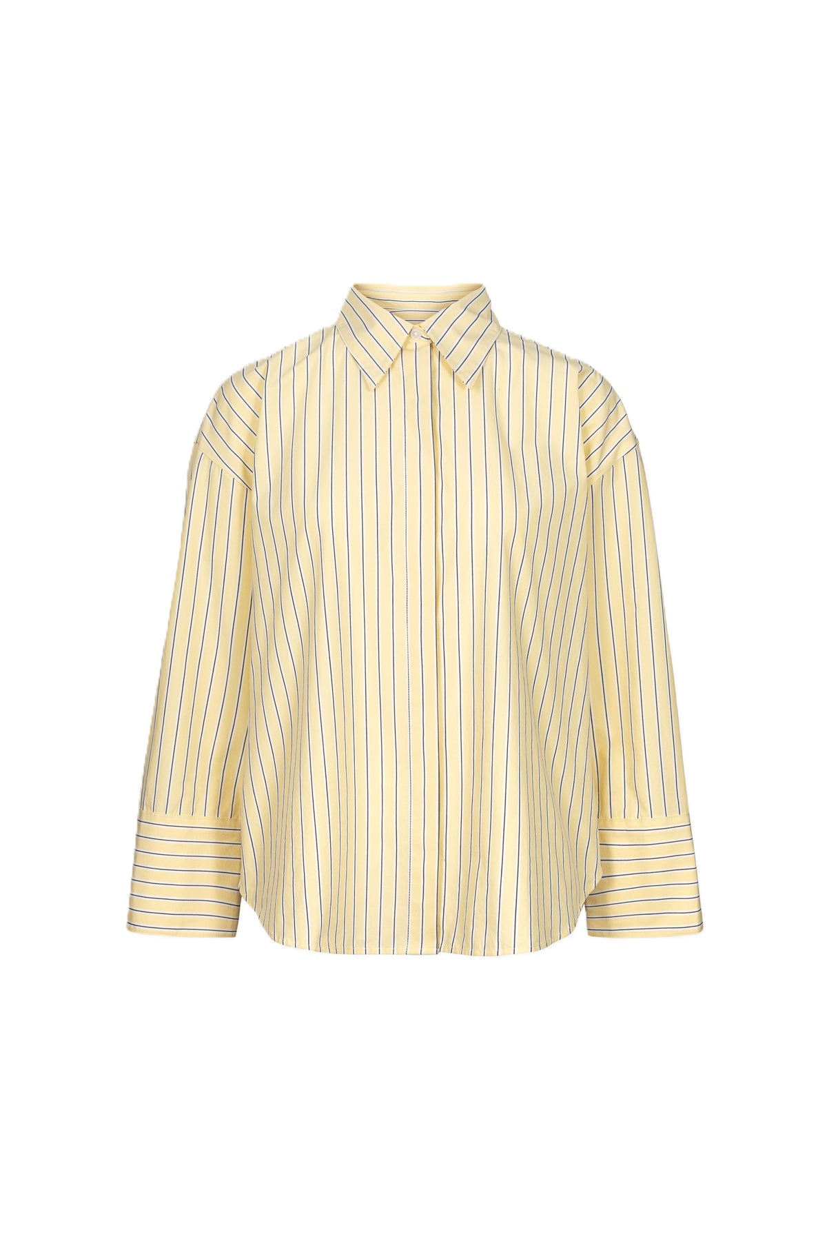 Nell Shirt - Ljusgula Ränder