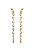The Long Pebble Earrings - Gold