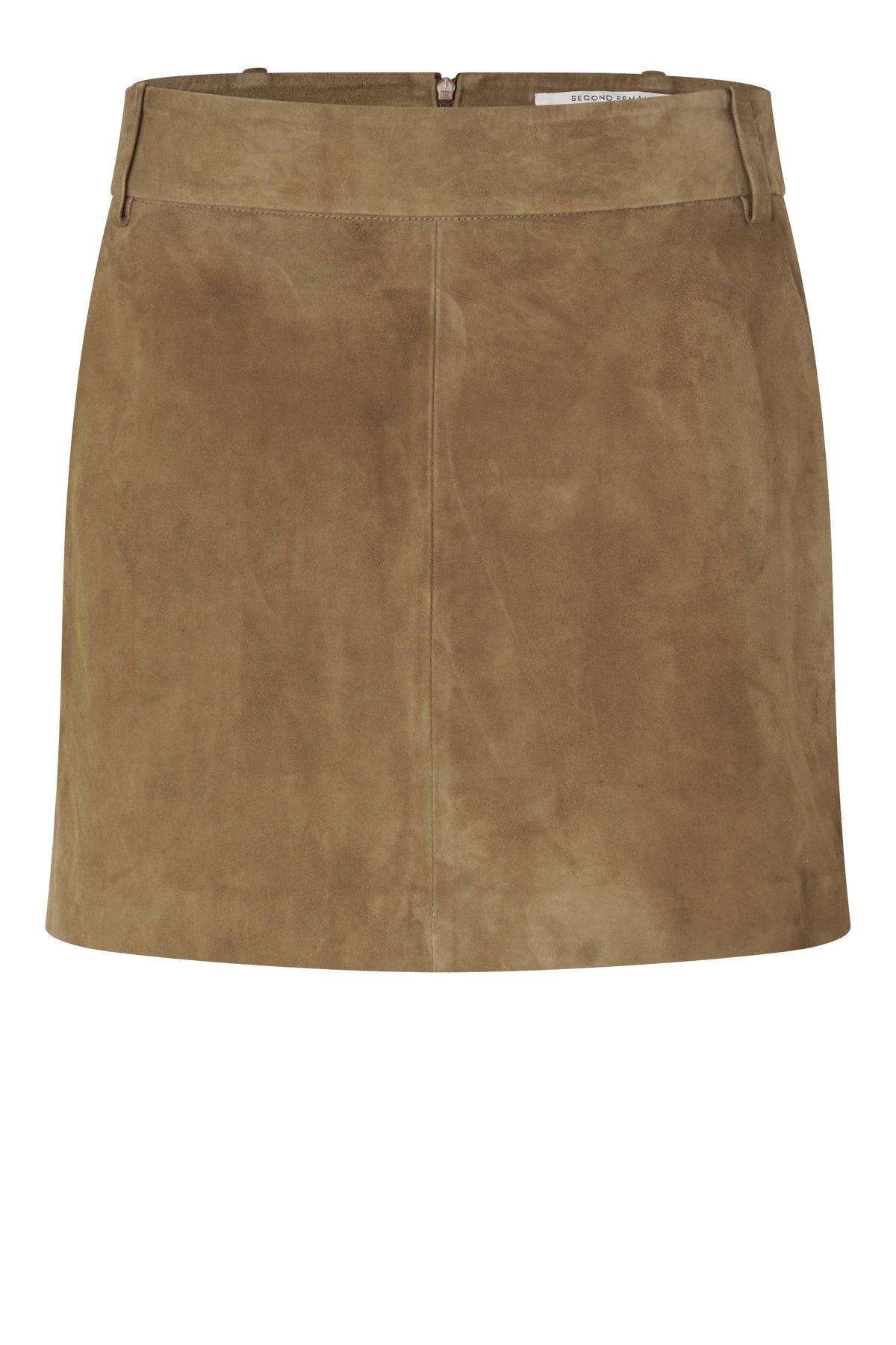 Suellen Mini Suede Skirt - Petrified Oak
