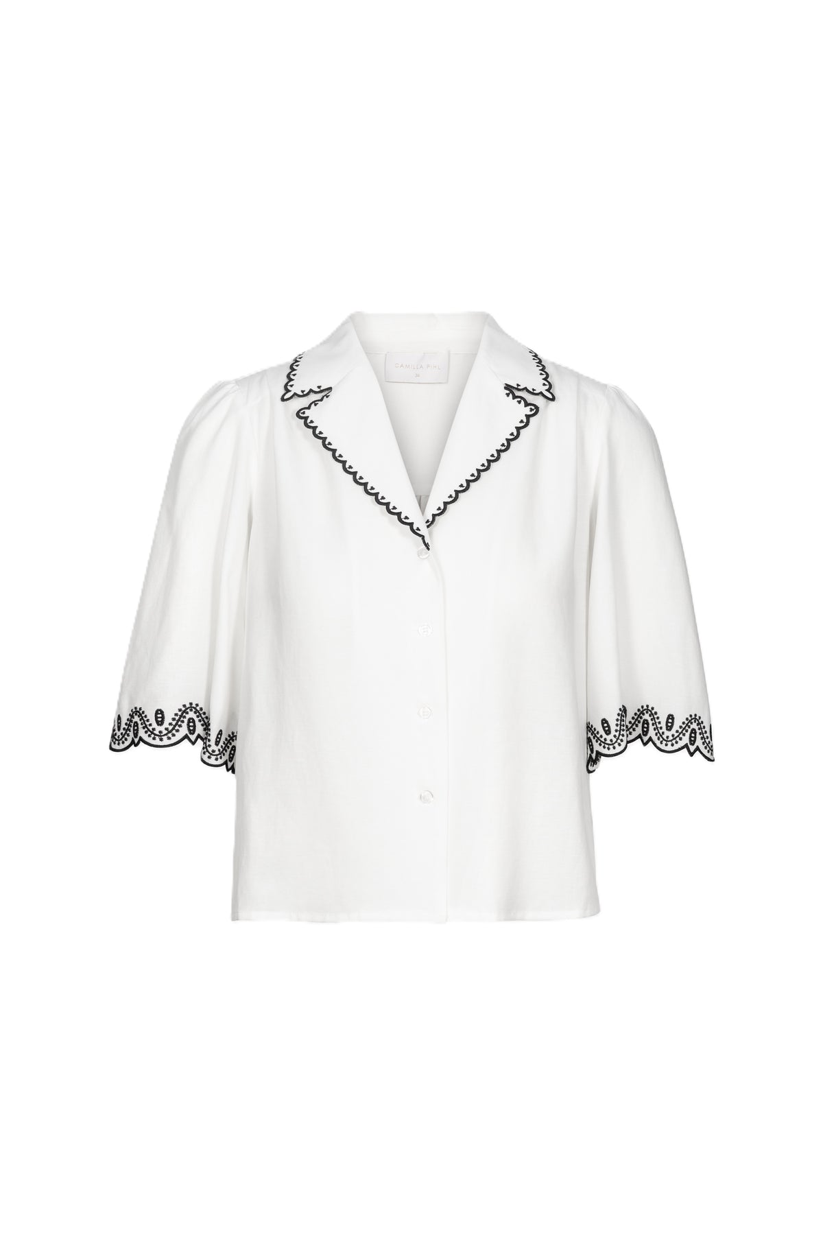 Jane Blouse - Vit