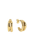 The Curved Hoops - Gold