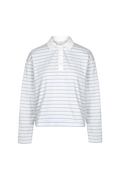 Elmer Polo Shirt - Ljusblå randig