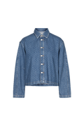 Marley Skjorta - Mid Blue Dot