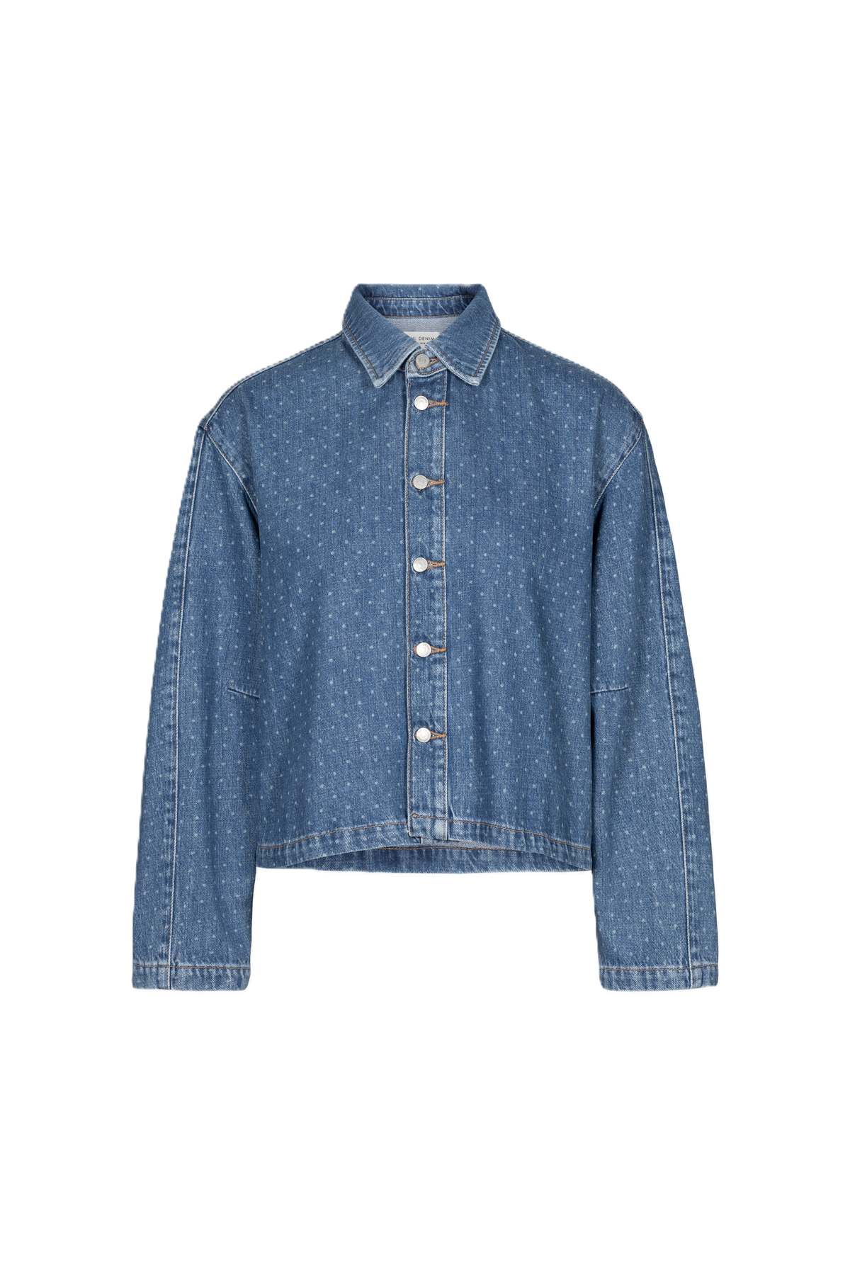Marley Skjorta - Mid Blue Dot