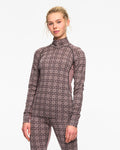 Rose Light Half Zip - Dusty Dark Pink