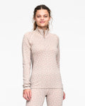 Rose Light Half Zip - Light Warm Grey