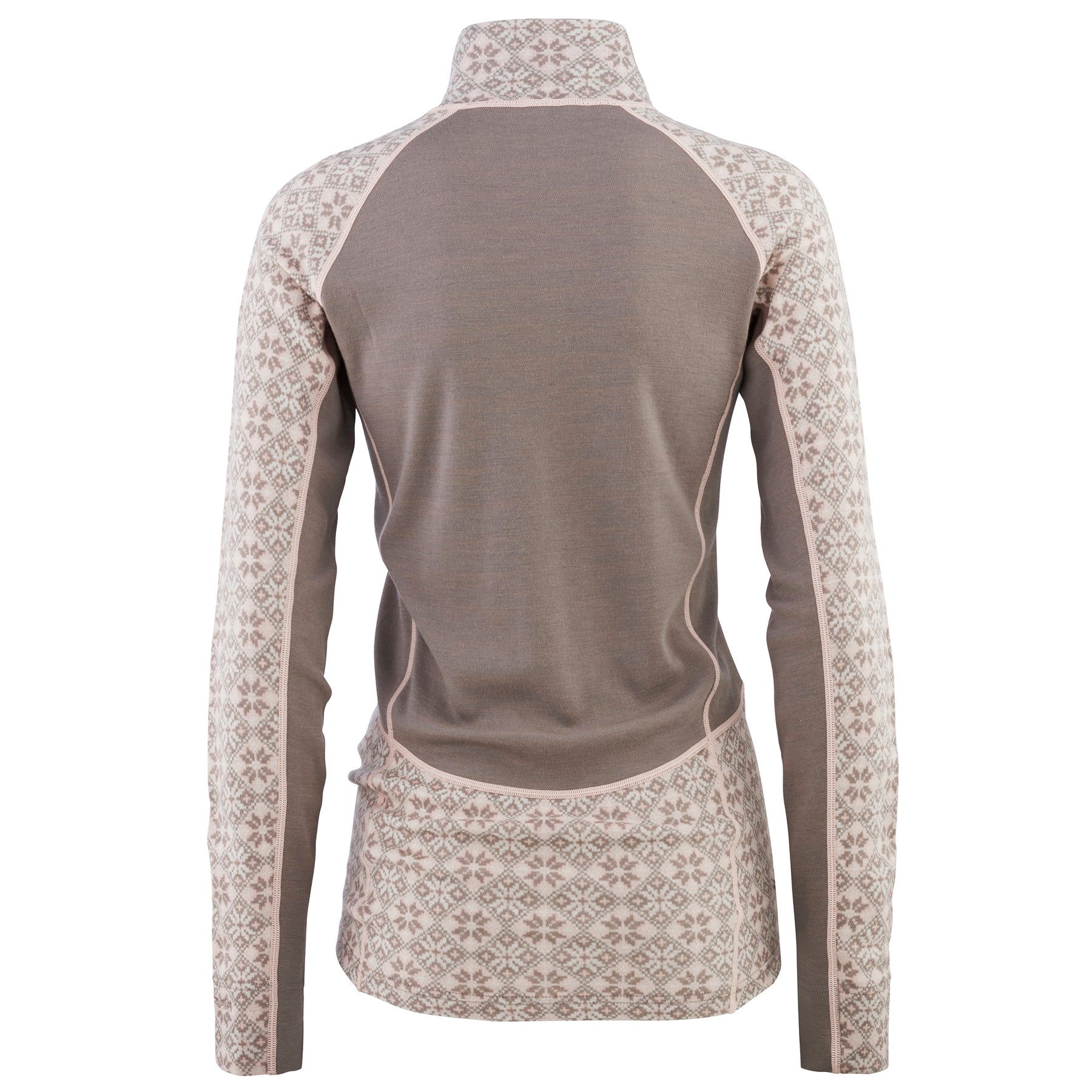 Rose Light Half Zip - Light Warm Grey