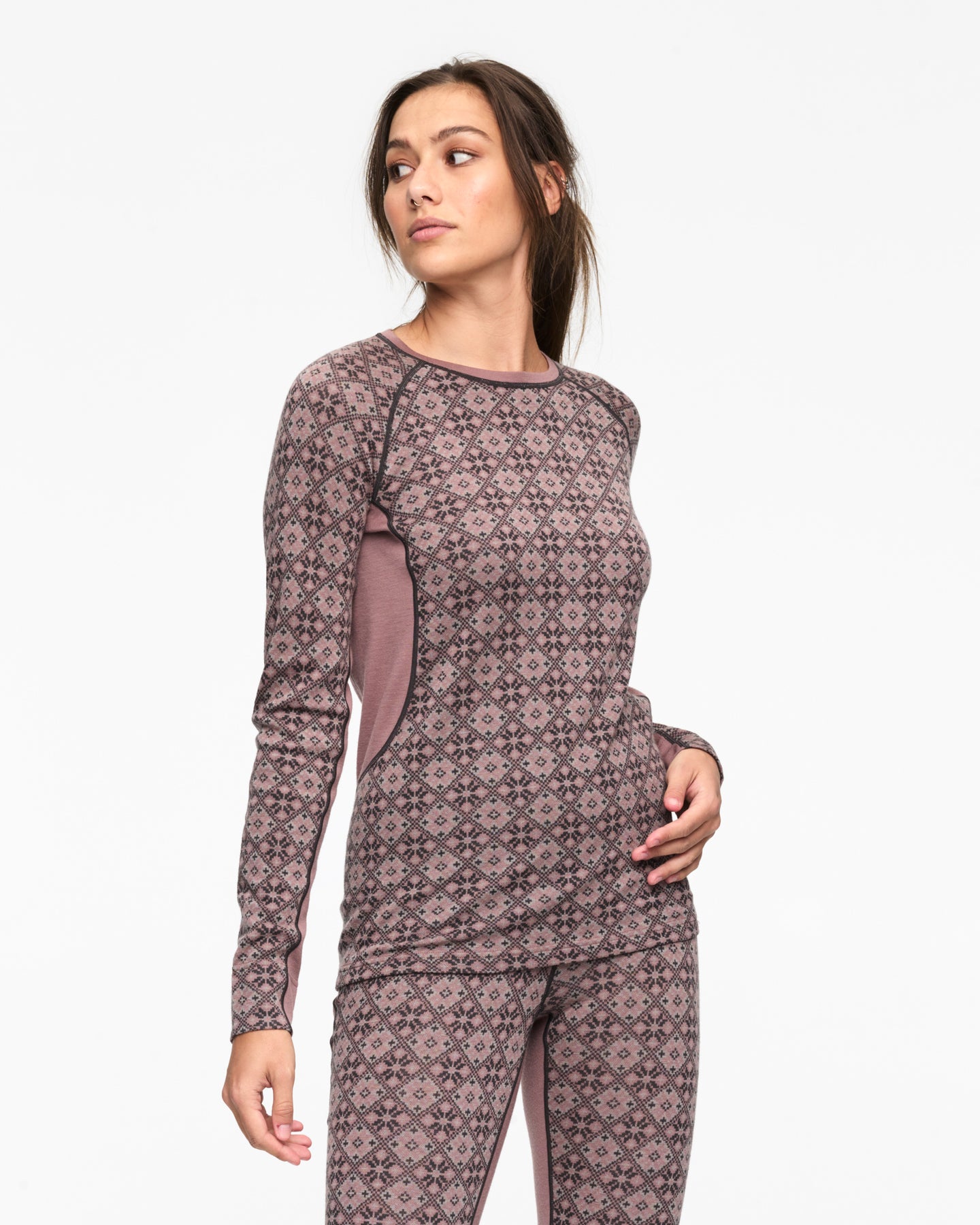 Rose Light Long Sleeve - Dusty Dark Pink